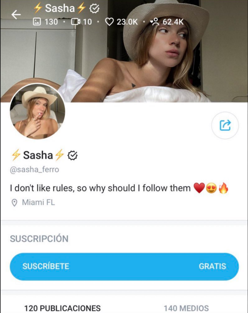 Sasha Ferro OnlyFans 